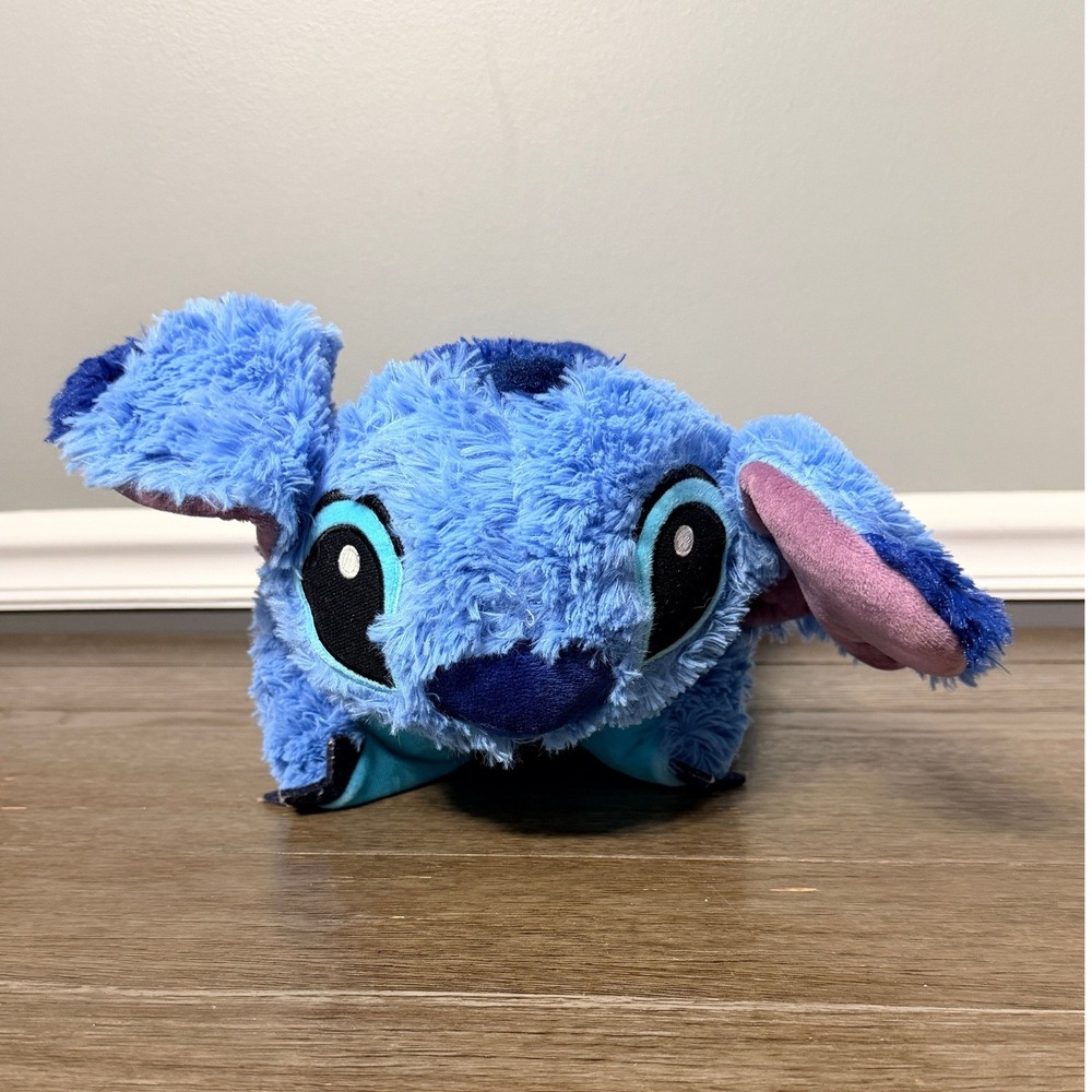 Disney‎ Stitch Pillow Pet Lilo & Stitch Stuffed Animal Plush Toy Blue